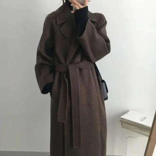 Celestine Wrap Wool Coat
