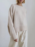 Isabella Relaxed Crewneck Sweater