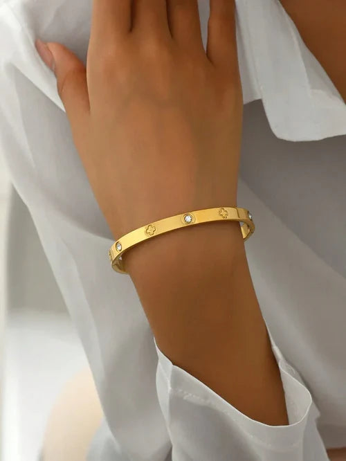 Serenella Clover Diamond Bangle