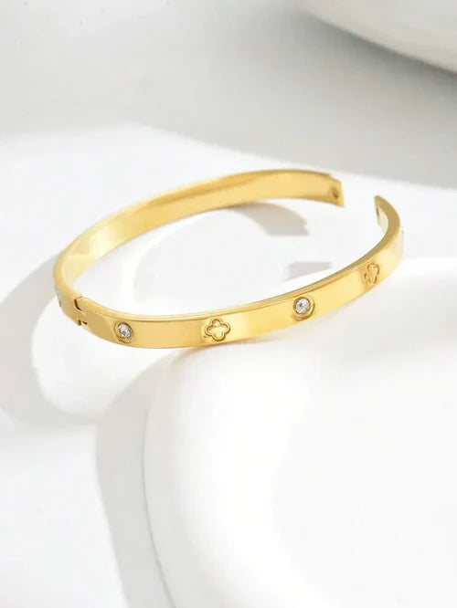 Serenella Clover Diamond Bangle