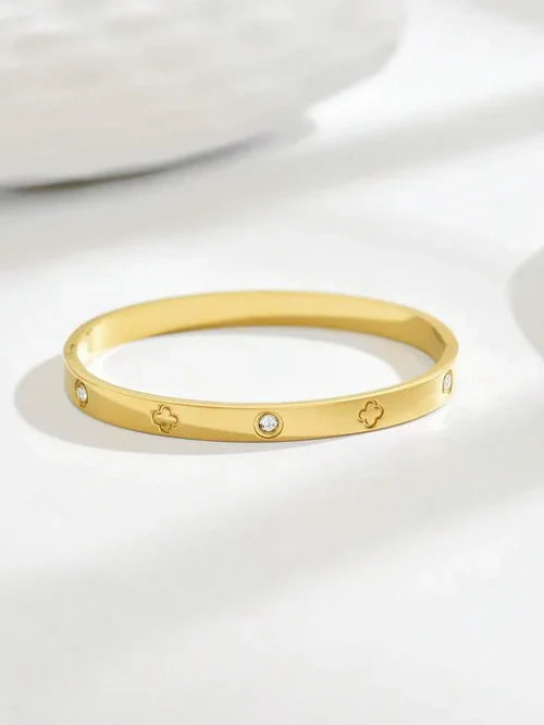 Serenella Clover Diamond Bangle