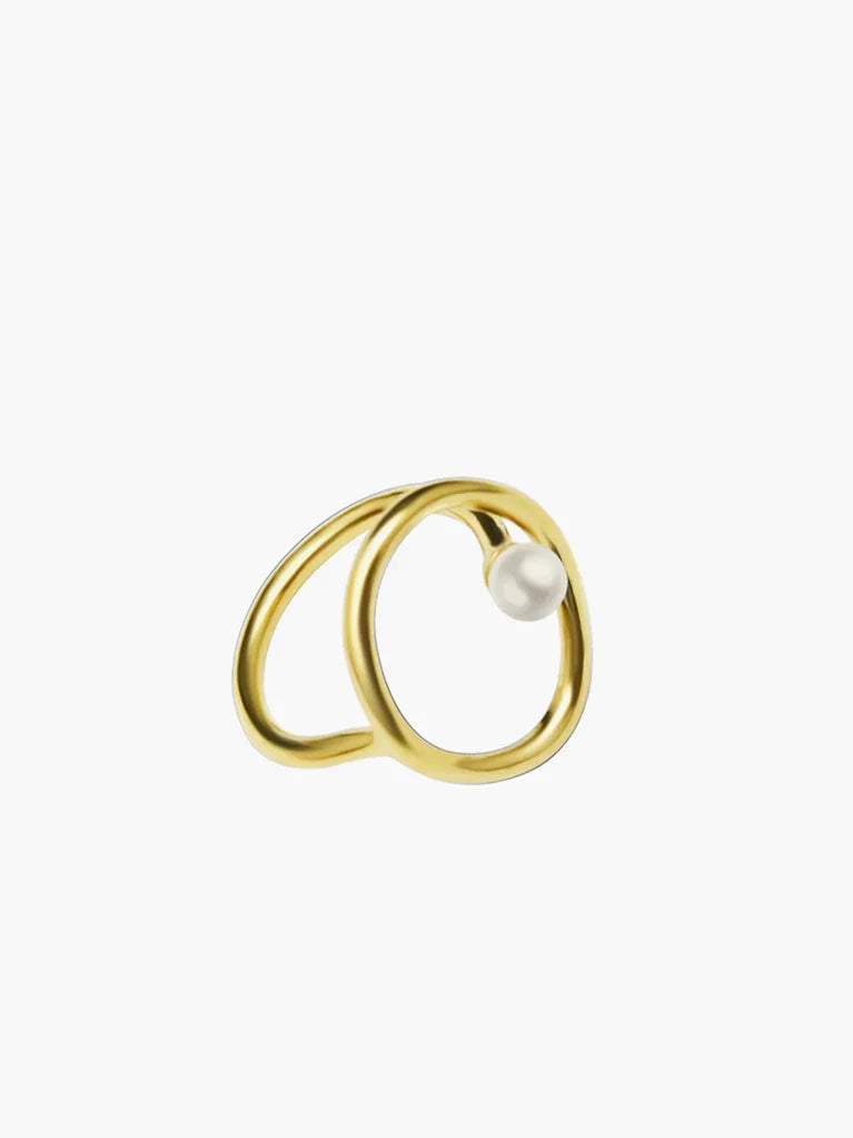 Avelina Pearl Halo Ring