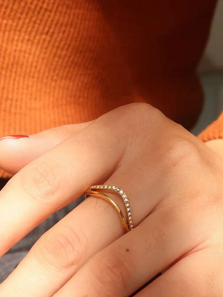 Soraya Dual Arc Ring
