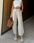 Giovanna Pleated Pants