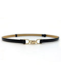 Alina Horsebit Leather Belt
