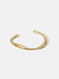 Celina Sculpted Gold Cuff