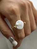 Seraphine Pearl Dome Ring