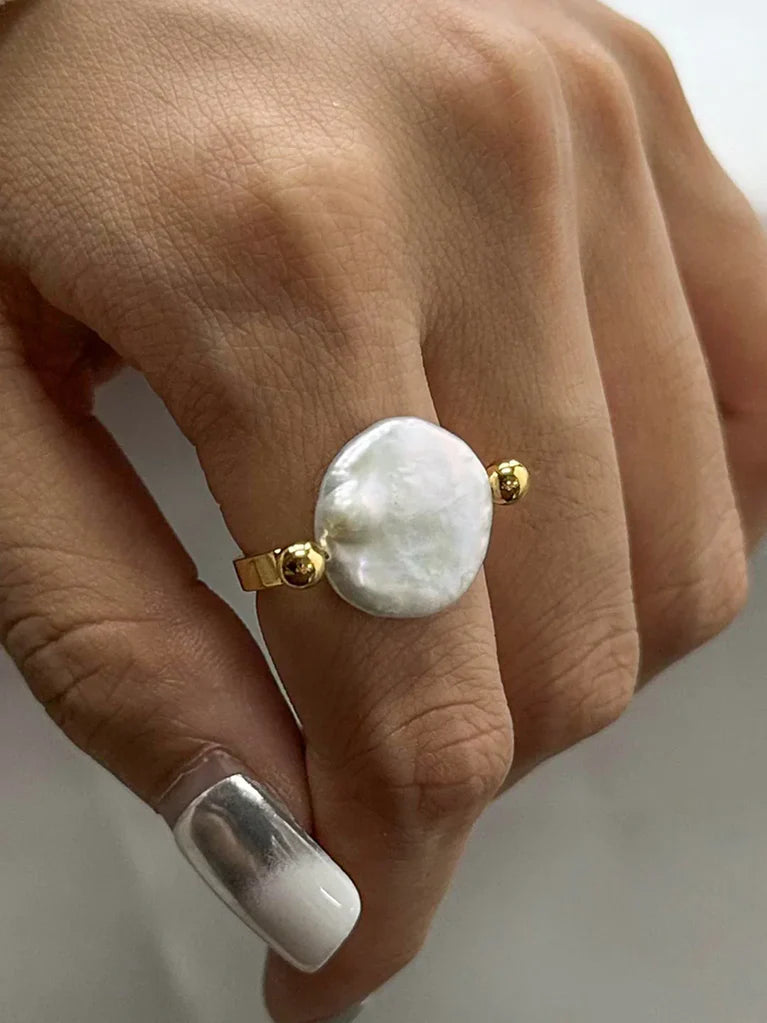 Seraphine Pearl Dome Ring