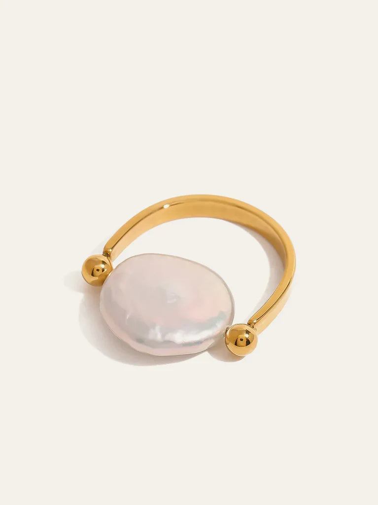 Seraphine Pearl Dome Ring