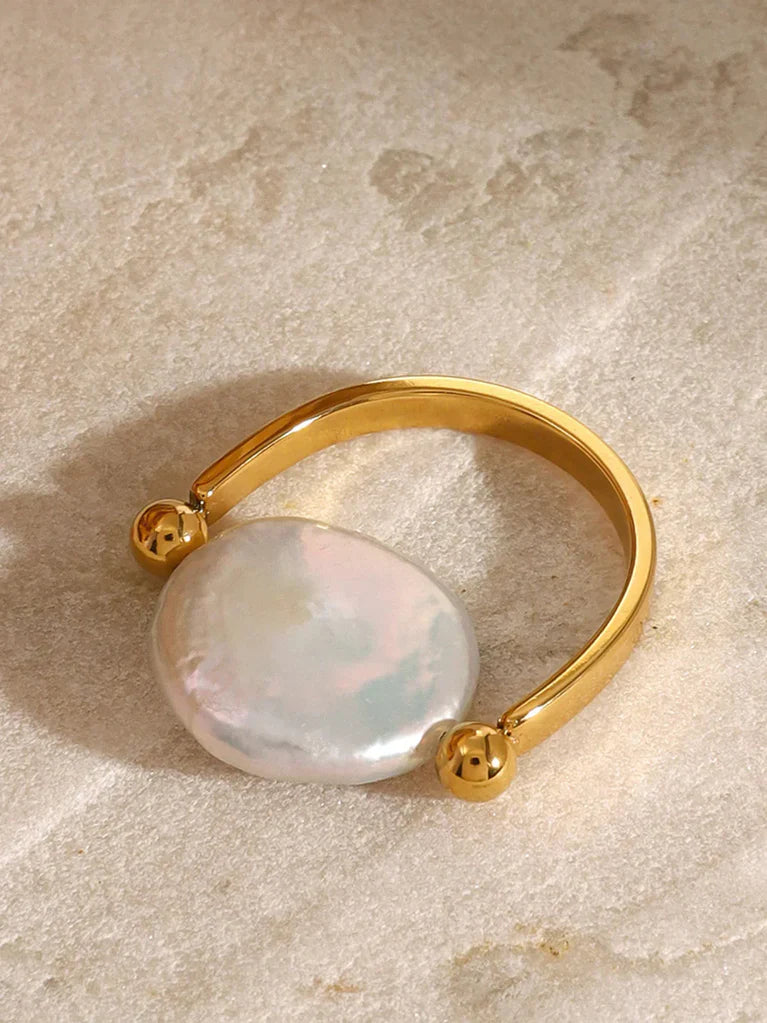 Seraphine Pearl Dome Ring