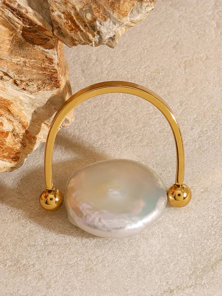 Seraphine Pearl Dome Ring