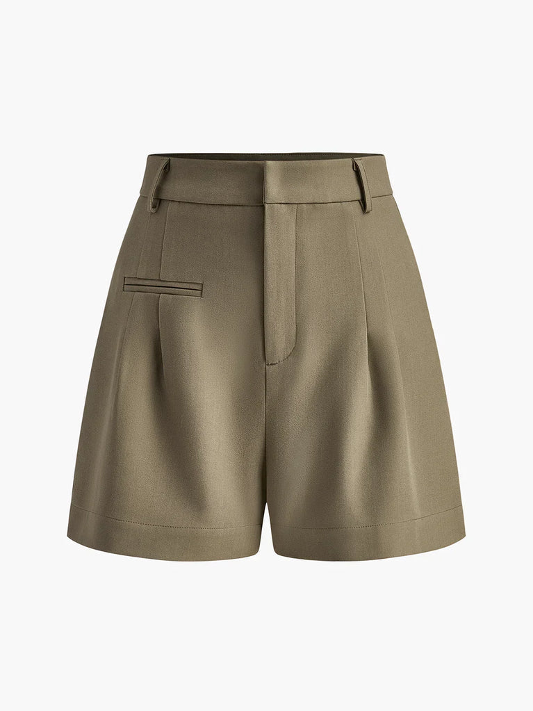 Elisa Tailored Pleated Shorts