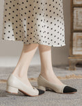 Celestina Cap-Toe Heeled Pumps