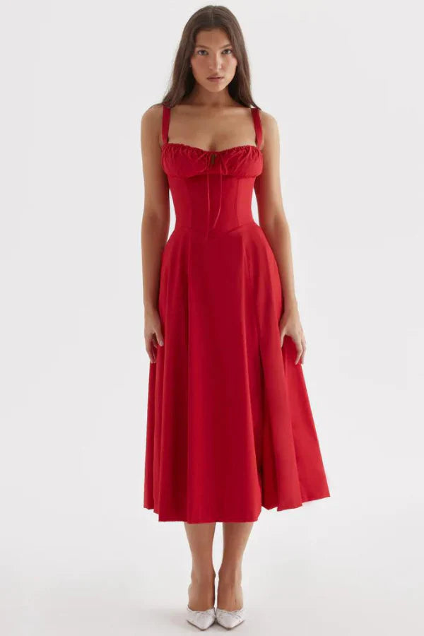 Amalia Corset Midi Dress