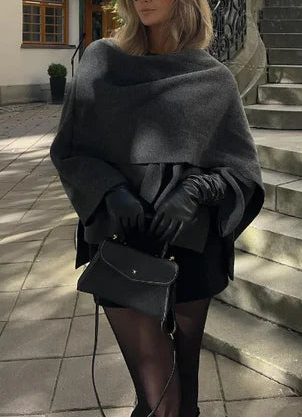 Calista Drape Wool Jacket