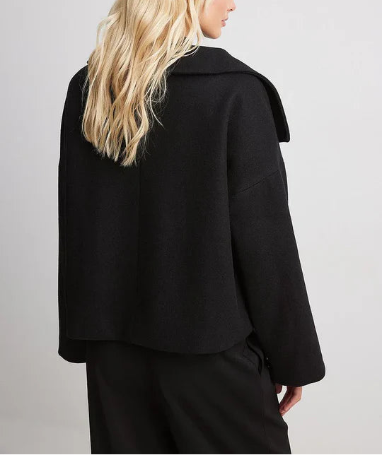 Vireya Cropped Wool Coat
