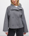 Vireya Cropped Wool Coat