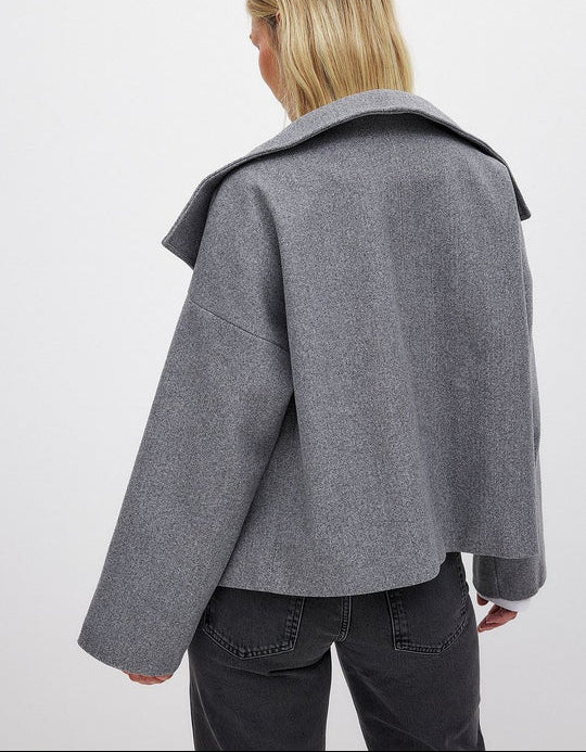 Vireya Cropped Wool Coat
