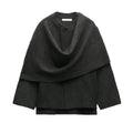 Calista Drape Wool Jacket