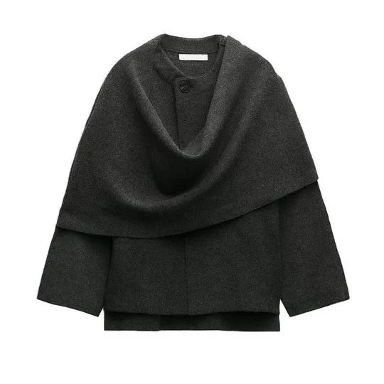 Calista Drape Wool Jacket