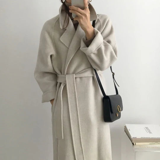 Celestine Wrap Wool Coat
