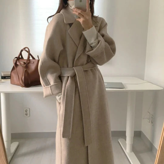 Celestine Wrap Wool Coat