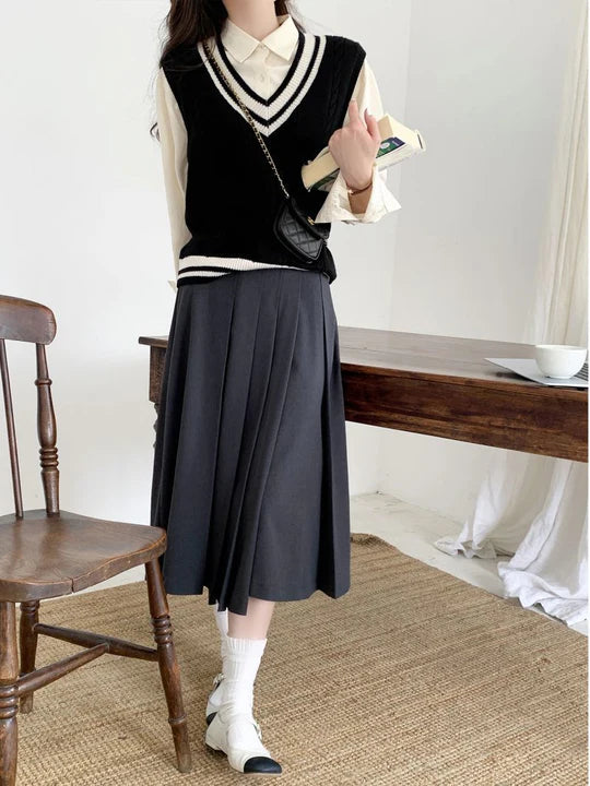 Bianca Cable Knit Vest